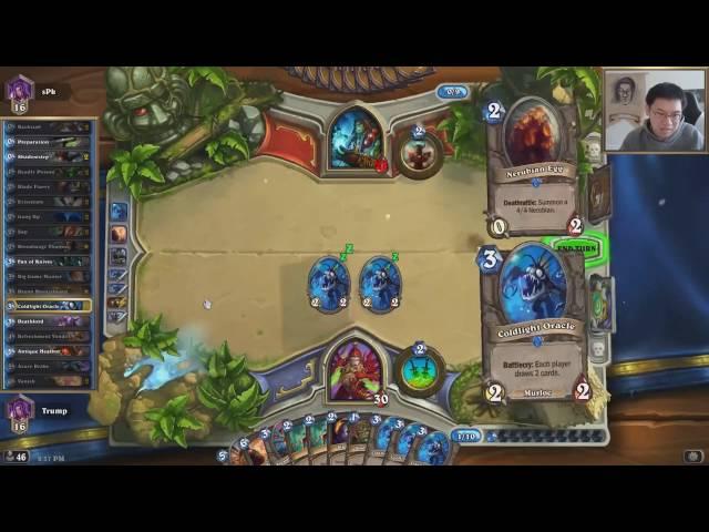 Hearthstone: Trump - Секретная формула (Разбойник против шамана)