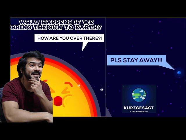 What Happens If We Bring the Sun to Earth? (Kurzgesagt) CG Reaction