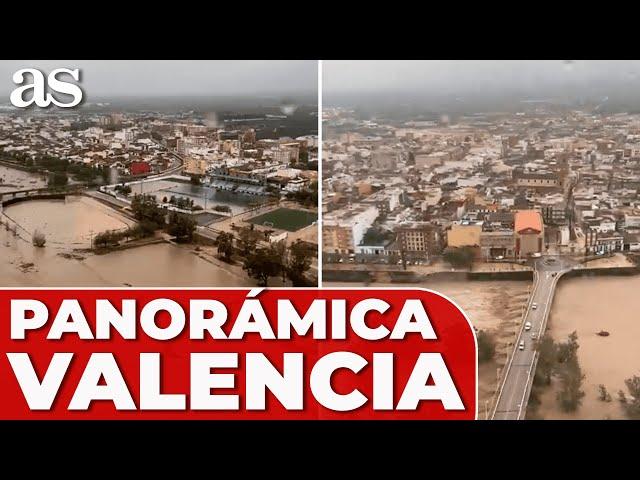 ESPELUZNANTE PANORÁMICA de VALENCIA tras la DANA