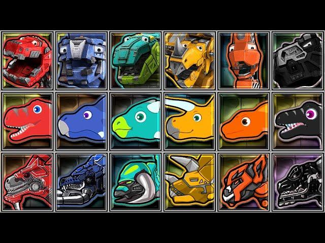 Dino Park + Dino Trux + Dino Robot Corps - I-Rex/Stego/Ankylo/Tricera/Apato/Amarga/Raptor/Protocera