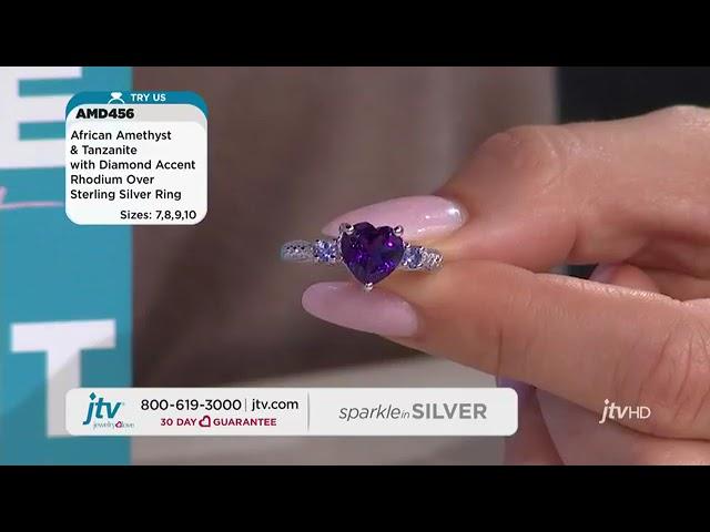 Gems in silver and Moissanite on JTV with Kristen!