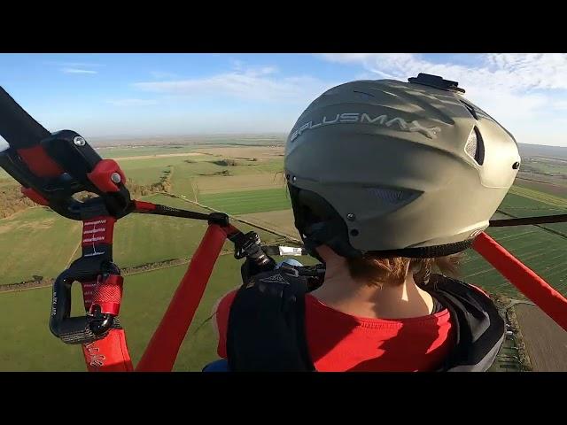 2022-10-30 Überprüfungsflug für Tandem-Lizenz mit Beke in Stapelburg