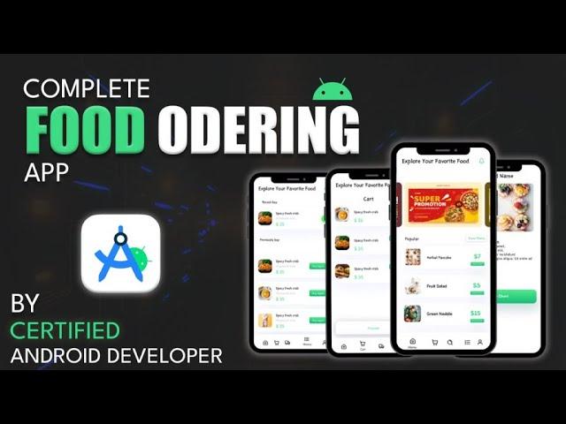 Food Ordering App - User App & Admin App - Android Studio Project using Kotlin