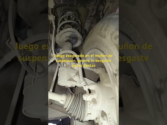 Exseso de uso en el muñón de suspención