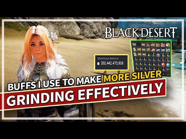 How To Grind More Effectively & Buffs I Use in PvE | Black Desert