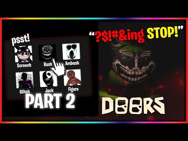 [PART 2] TROLLING with SOUNDBOARD in DOORS (THEY RAGED) || Roblox DOORS