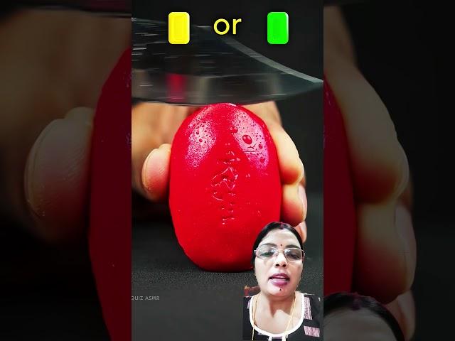 guess the colour, yellow or green #challenge #satisfying #shorts #guess