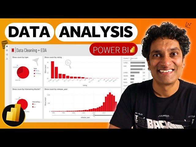 End to End Data Analysis Project with Power BI - Netflix Example 