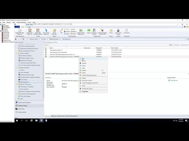 Convert SCCM MDT Task Sequence from Zero touch to User Driven