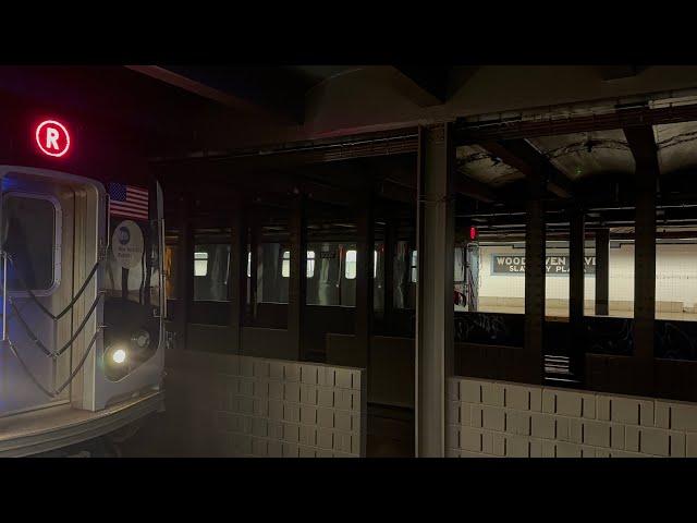 NYCT Subway: IND Queens Boulevard PM Rush Hour Service at Woodhaven Boulevard