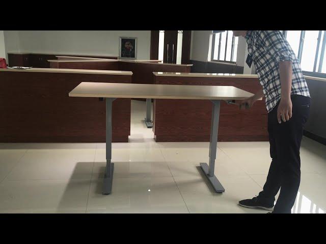 Aoke Standing Desk Introduction: Handle Cranked Standing Desk AK02HT-AJ