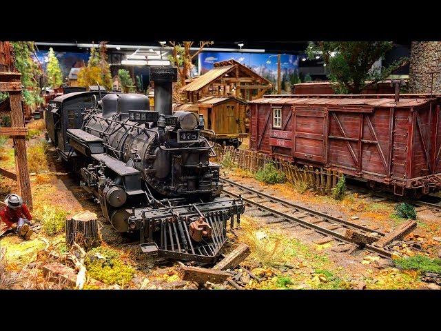 One Of The Best and Most Detailed Model Railroad Layouts in the World 4K UHD