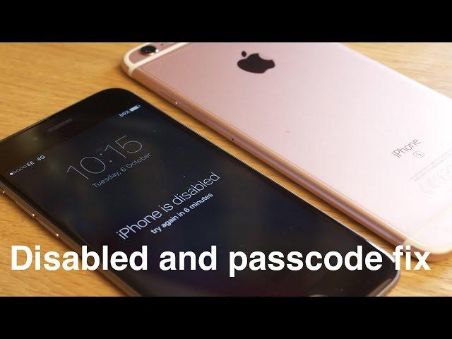 How to remove/reset any disabled or Password locked iPhones 6S & 6 Plus/5s/5c/5/4s/4/iPad or iPod