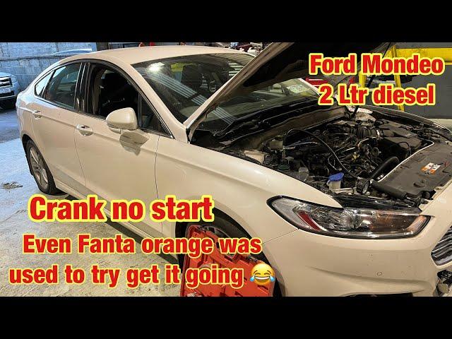 Ford Mondeo, turning over but won’t start