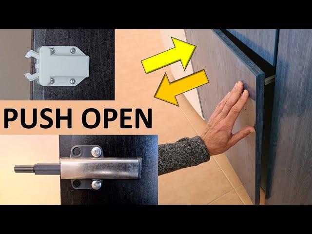 How to install push to open system