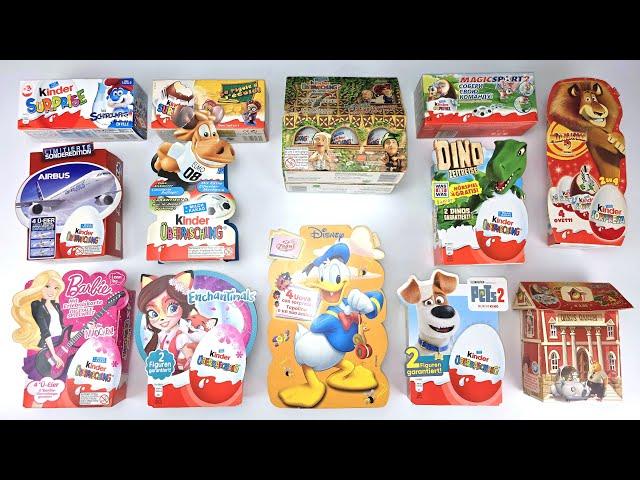 Big unboxing of old Kinder Surprise Eggs "Applaydu" x 51 | 1998 - 2024