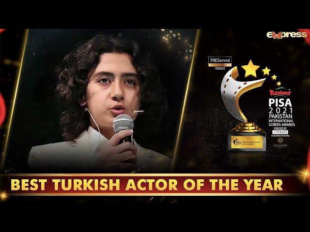 Emre Üçtepe Best Turkish Actor Of The Year | PISA Award 2021 | Express TV | I2O2O