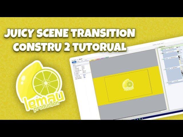 How To Make Scene Transition / Layout Transition Animation Construct 2 Tutorial