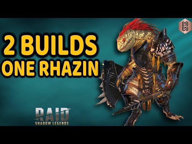 BEST Rhazin Scarhide Early Game & Late Game Artifact Builds & Masteries | Raid: Shadow Legends