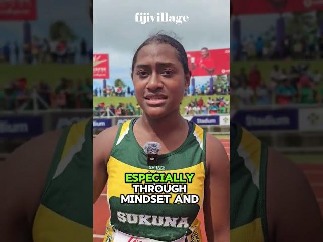 Lewageena of RSMS wins gold and sets record #Cokes2025