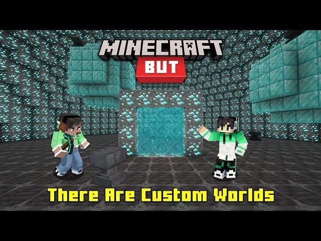 Minecraft But, There Are Custom Worlds With GMK | Minecraft In Telugu | Raju Gaming