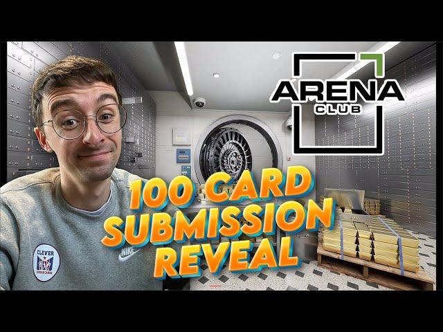 100 Card Grade Reveal!! I Graded 100 Sports Cards with Arena Club!