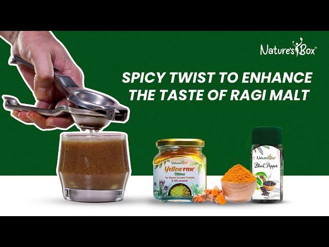 Ragi malt for energy | Pure organic turmeric powder| Nature’s Box | Organic ragi | Yellowraw Ultima