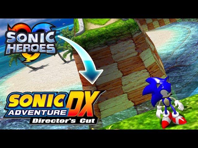 SADX - Seaside Hill with Sonic from Heroes! (Sonic Adventure DX)