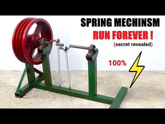 Free Energy Generator from Dual Spring Mechanism | Mr. Electron