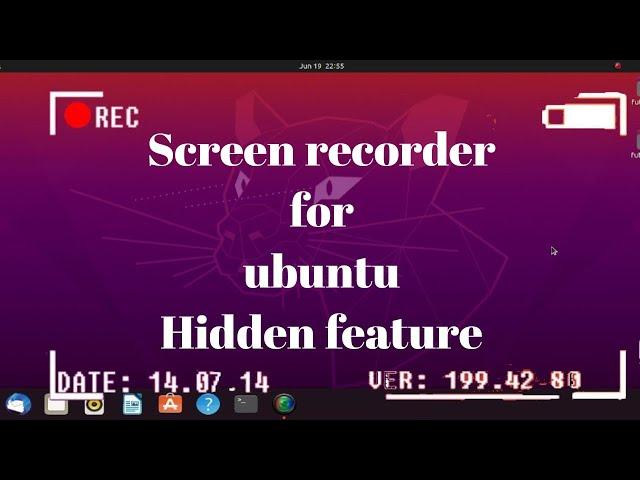 Screen recorder for ubuntu |Built in screen recorder |Ubuntu 20.04 |Hidden feature |shortcut |