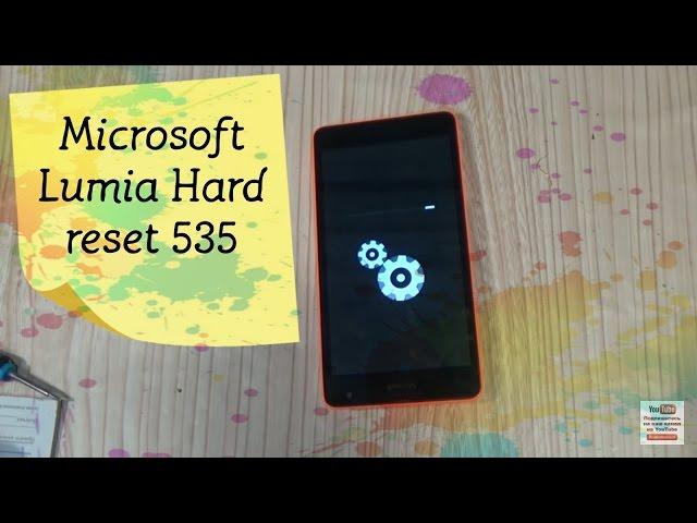 Microsoft Lumia 535 RM-1090 HARD RESET ,не загружается,или как снять блокировку ,форматирование!!!