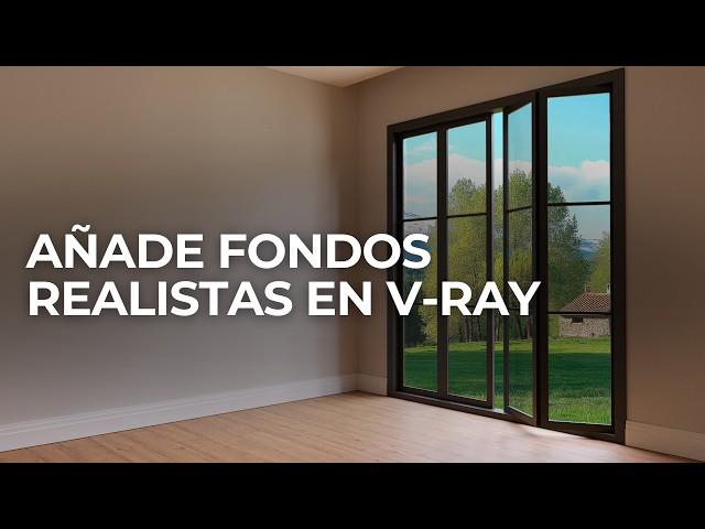 Cómo colocar fácilmente una imagen de fondo en un render fotorrealista con V-ray