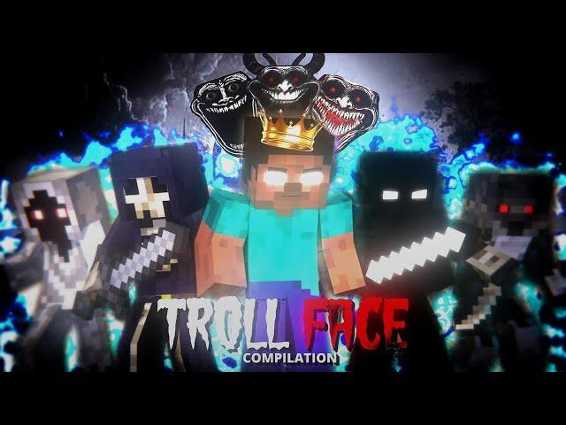 |Troll Face Edit Minecraft Compilation Part 1| ️...