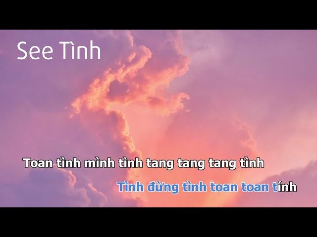 See Tình - Hoàng Thuỳ Linh (beat guitar solo karaoke) | Tone Gốc