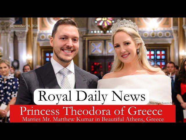 A Lavish Greek Royal Wedding!  Princess Theodora Marries In Athens! Plus, More #RoyalNews