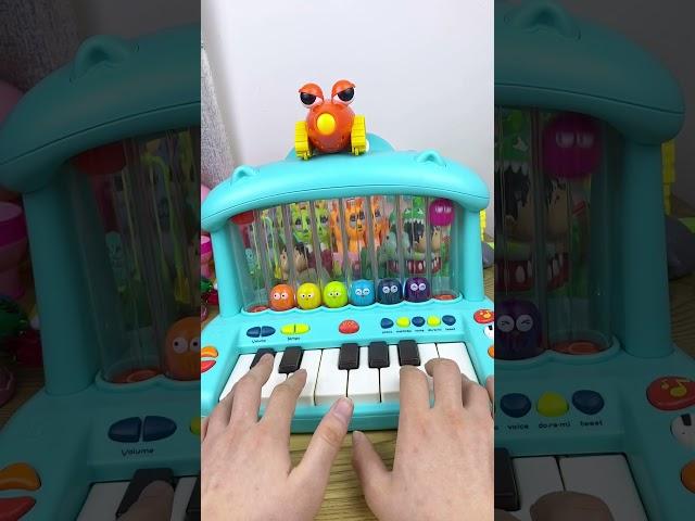 playful hippo piano! toy time ASMR Videos #satisfyingasmr #toys #toyhouse