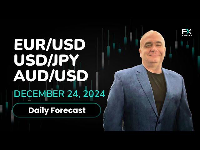 EUR/USD, USD/JPY, AUD/USD Price Forecast Today: Euro, Yen, Dollar Technical Analysis (December 24)