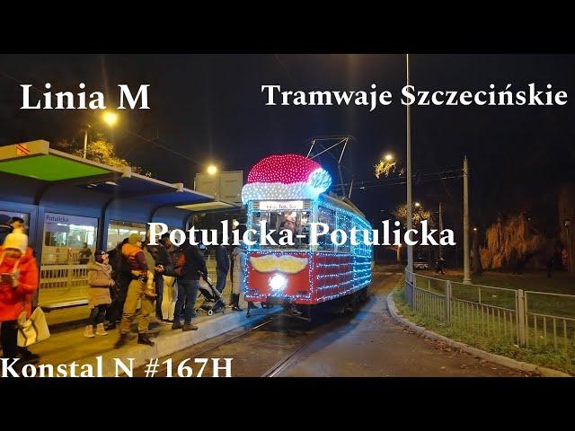 Szczecin Linia M Potulicka-Potulicka Konstal N #167H