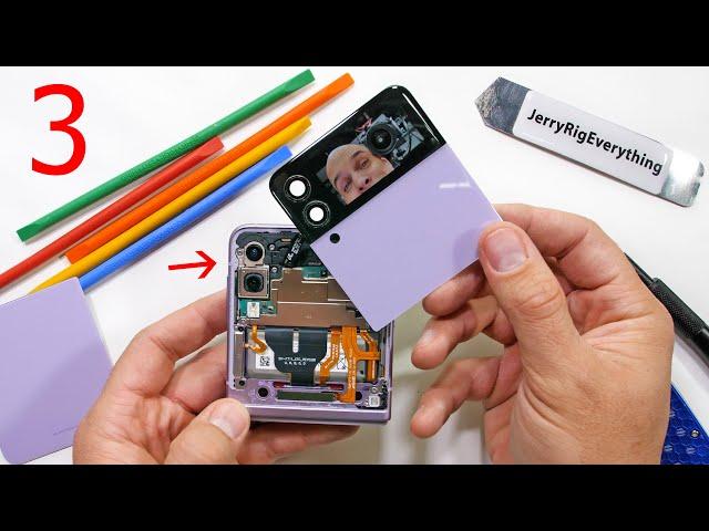 Samsung Z Flip 3 TEARDOWN! - Lets try something new...