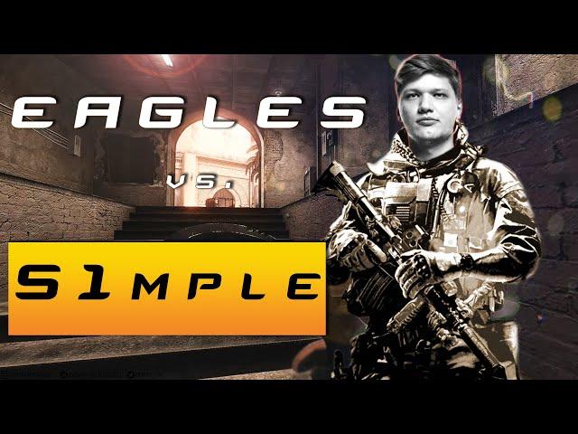 S1mple plays CSGO matchmaking on Mirage - highlights [2020]