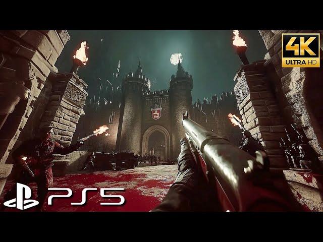 (PS5) Escape The Castle™ | Ultra Realistic Immersive Graphics Gameplay [4K 60FPS] Wolfenstein