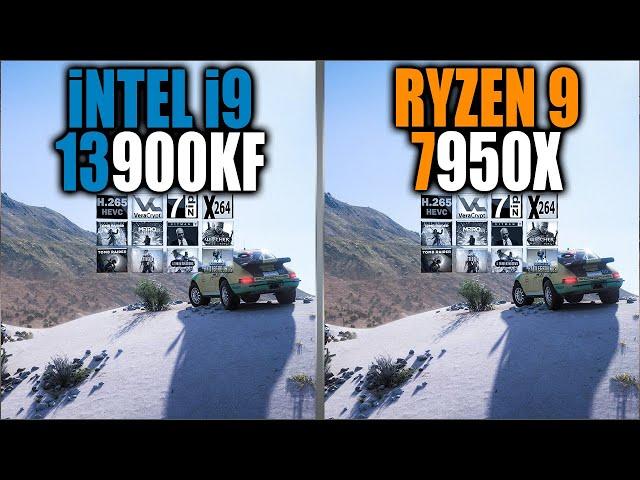 13900KF vs 7950X Benchmarks | 15 Tests - Tested 15 Games and Applications