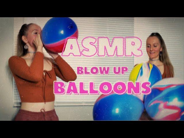 ASMR Marble Balloons | Blowing Up Balloons