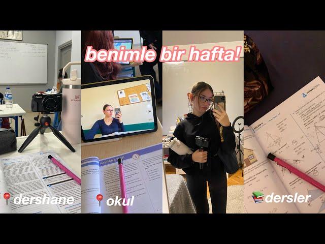 BENİMLE BİR HAFTA! | DERSHANE, ÖDEVLER