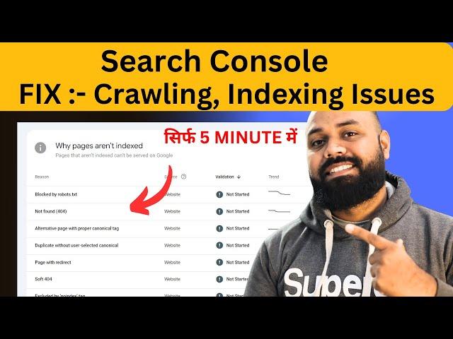 Crawled currently Not Indexed Error [ Fix All Search Console Errors ]