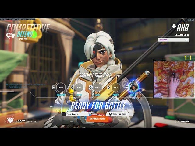 TOP 500 OVERWATCH 2 BEST ANA - GALE! GAMEPLAY SEASON 2