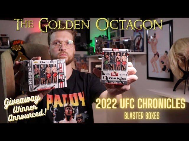 Giveaway Winner & New Giveaway | 2022 UFC Chronicles Blaster Box | 4 Blaster Box Rip | TGO