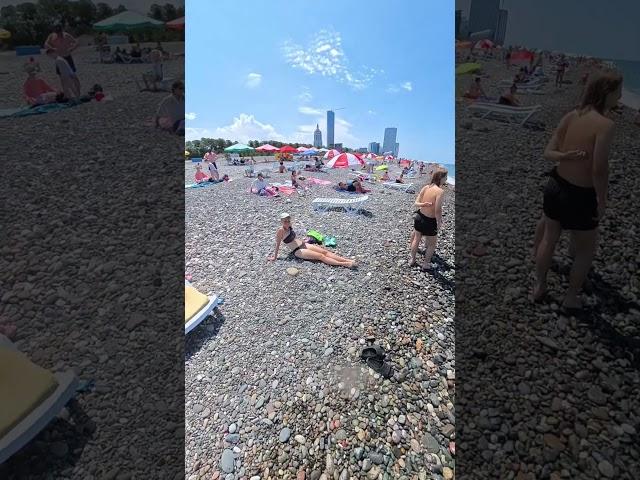  BATUMI BEACH WALK | Georgia 2024 | beautiful view & sound of the waves 2024