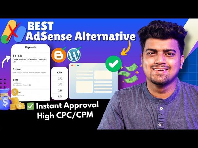 High-Paying Google Adsense Alternatives 2024 Instant Approval with High CPC/CPM | Monetag