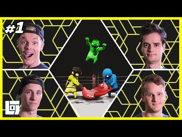 Gang Beasts met Enzo, Don, Link en Ronald | XL Battle | LOGS1 #1